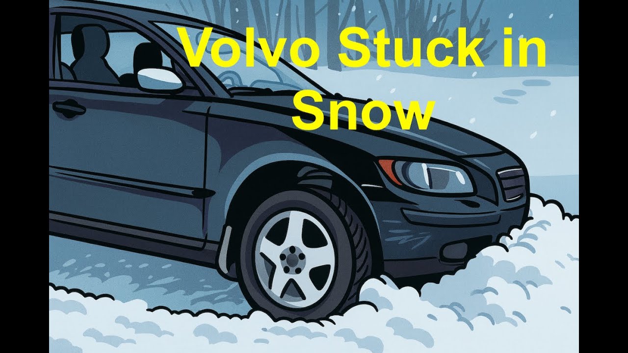 Volvo V50 stuck in snow. Can XC70 pull it out?