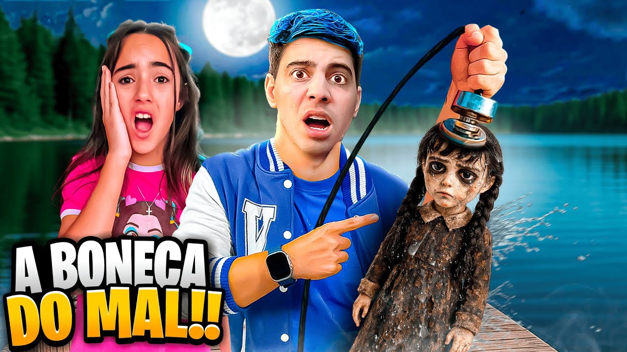 ENCONTREI UMA BONECA ALMADIÇOADA DA WANDINHA NA PESCA MAGNÉTICA!! DEU RUIM!!