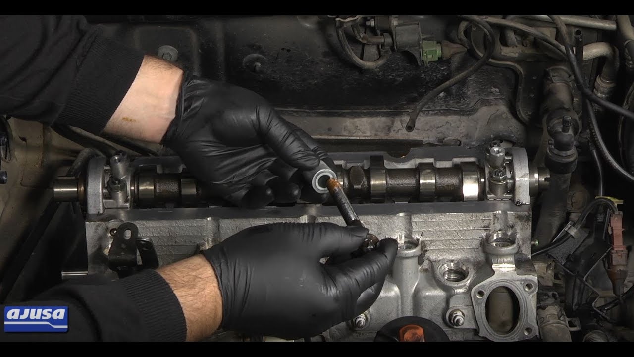 PEUGEOT 406 TD 🔧 Cylinder head bolt set assembly – Montaje del juego de tornillos de culata Ajusa