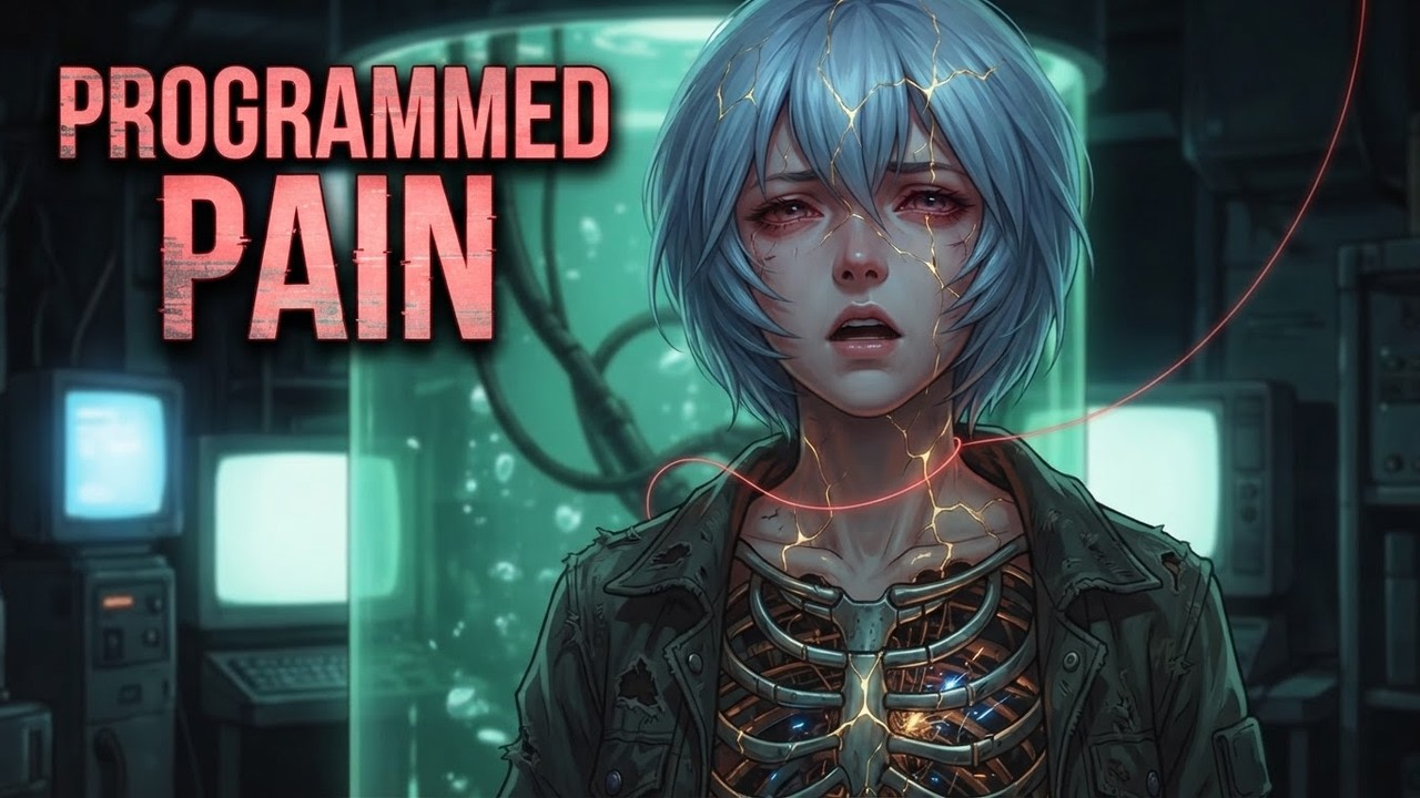 THE RED STRING 🧵 Cyberpunk | Kintsugi Lungs (Alternate Visuals) | PAPER CRANES & HEAVY CHAINS