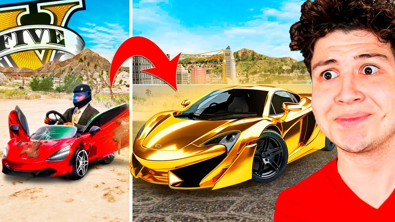 REPARANDO TODOS los COCHES MILLONARIOS de GTA 5! 🚘💵 (Pel&iacute;cula)