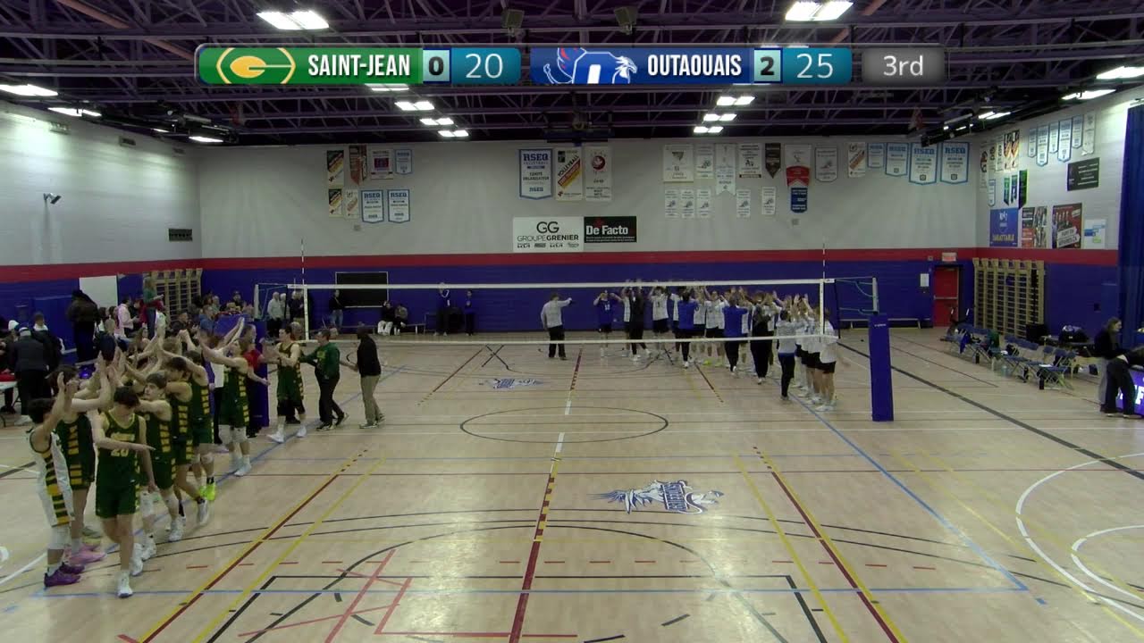 RSEQ Volleyball masculin 🏐  Saint-Jean @ Outaouais [2026-02-15]