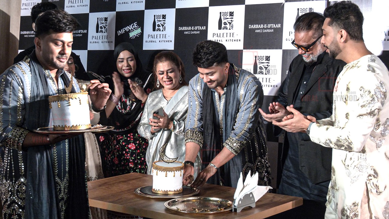Awez Darbar Birthday Cake Cutting at Iftaar Celebration