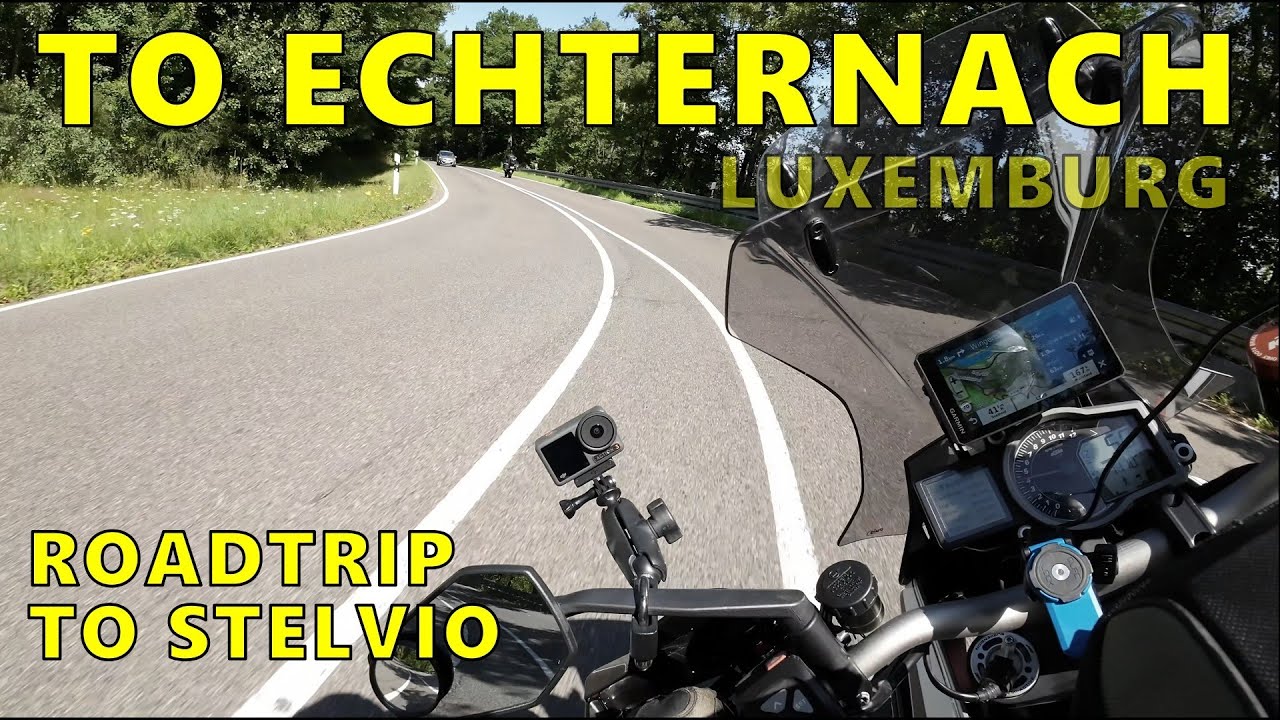#1 On our bikes towards Echternach, riding across the Eifel