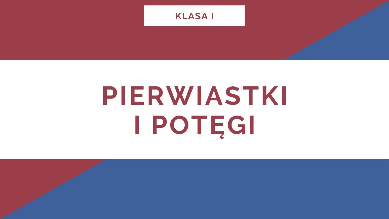 Liceum. Klasa I. Potęgi i pierwiastki