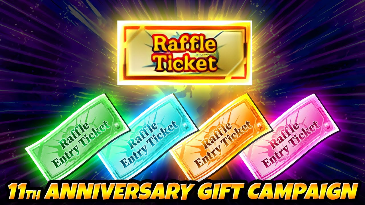11th ANNIVERSARY PART 1 RAFFLE TICKETS!! Possible Free Stones & More | Dragon Ball Z Dokkan Battle