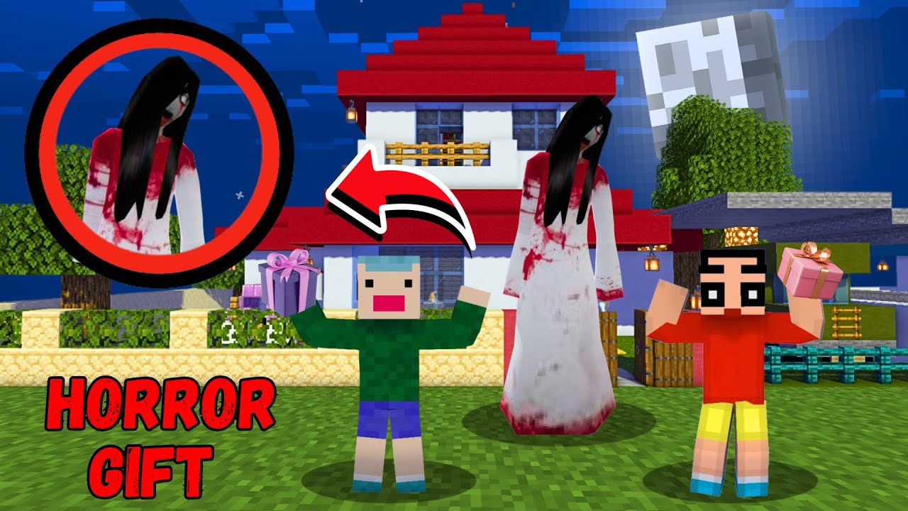 SHINCHAN Unbox Horror GIFT in Minecraft 😱😨