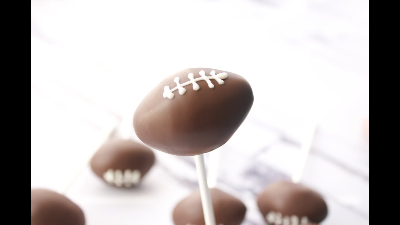 Football cake pops EASY