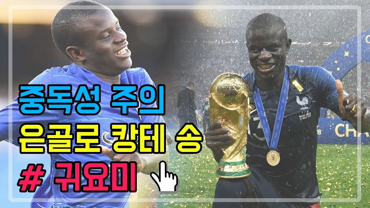 [중독성 주의] 프랑스에서 유행 중인 은골로 캉테 응원가