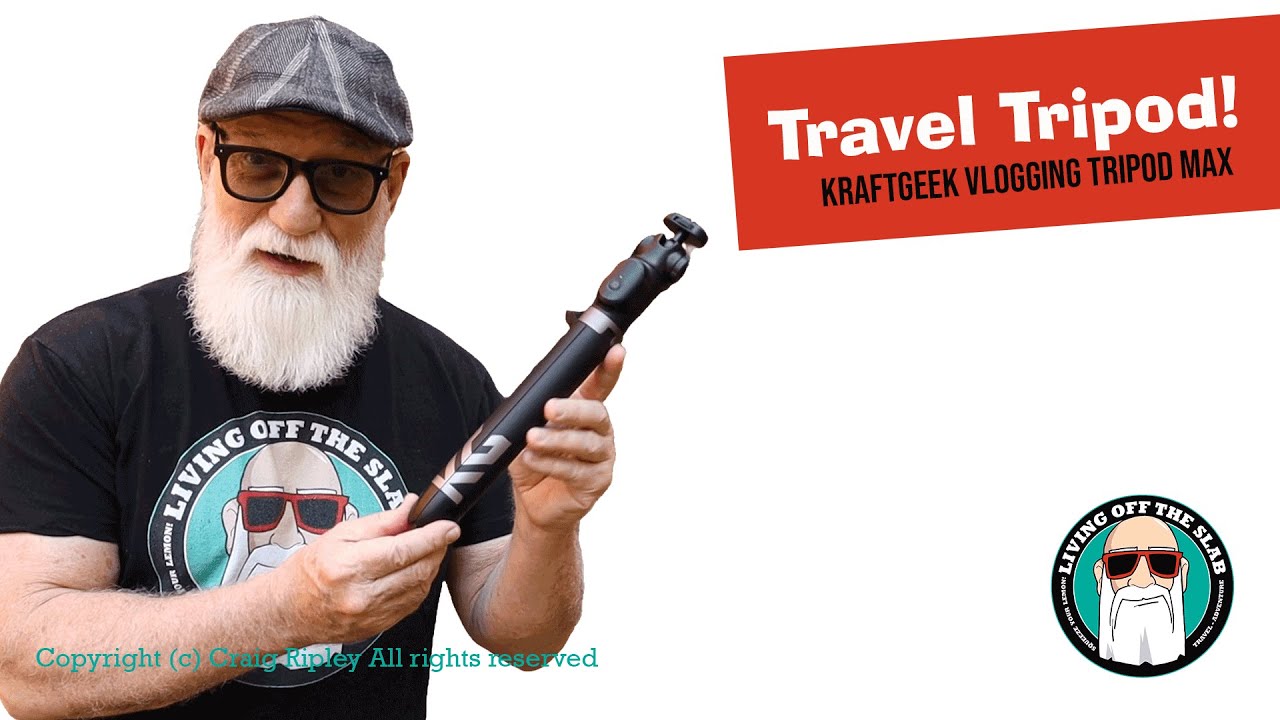 Lightweight Travel Tripod | KraftGeek Vlogging Tripod Max
