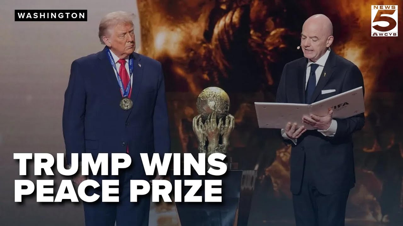President Trump wins inaugural FIFA peace prize