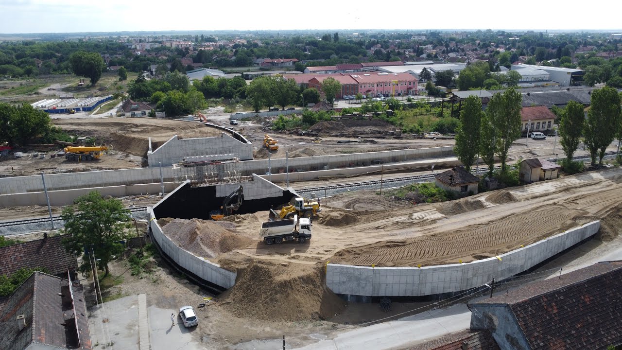 Brza pruga, radovi, Subotica (09.06.2024.)