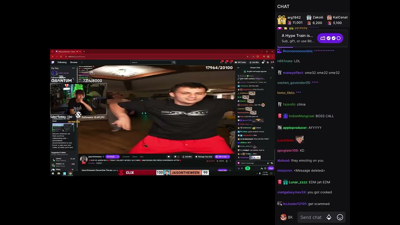 ￼Jasontheween scammed clix’s