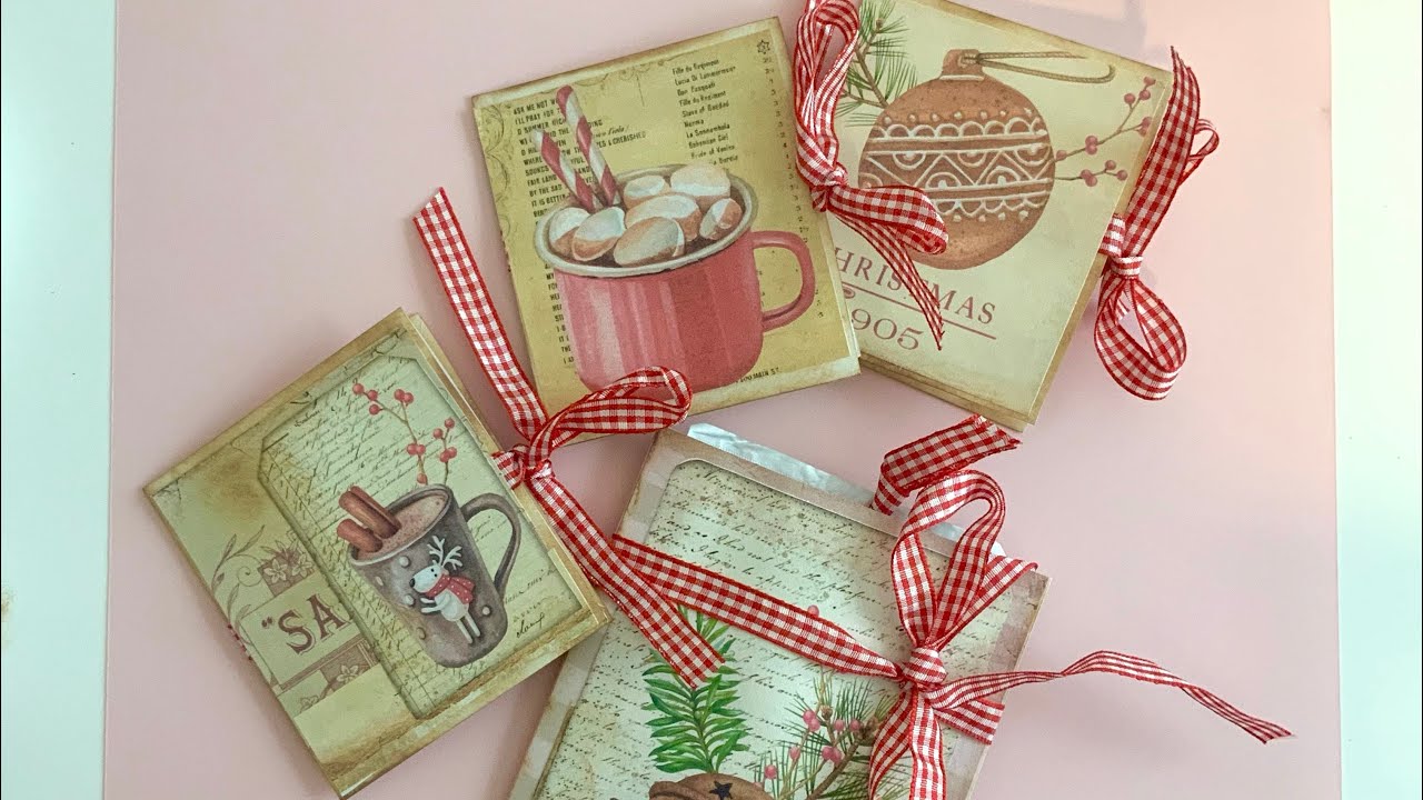 Bulk & Budget Treat Pocket Album W/ Envelopes Tea Swaps, Chocolate, Hot Cocoa Pouch