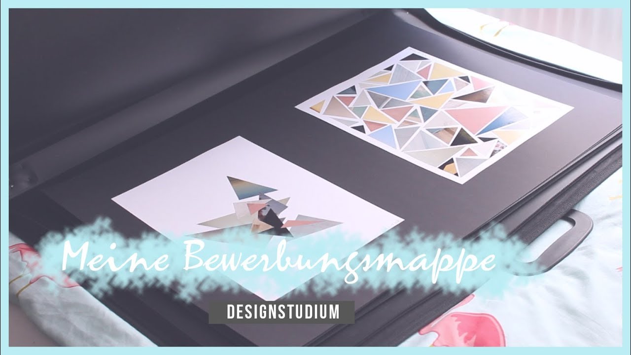 Meine Bewerbungsmappe | Designstudium | 2018