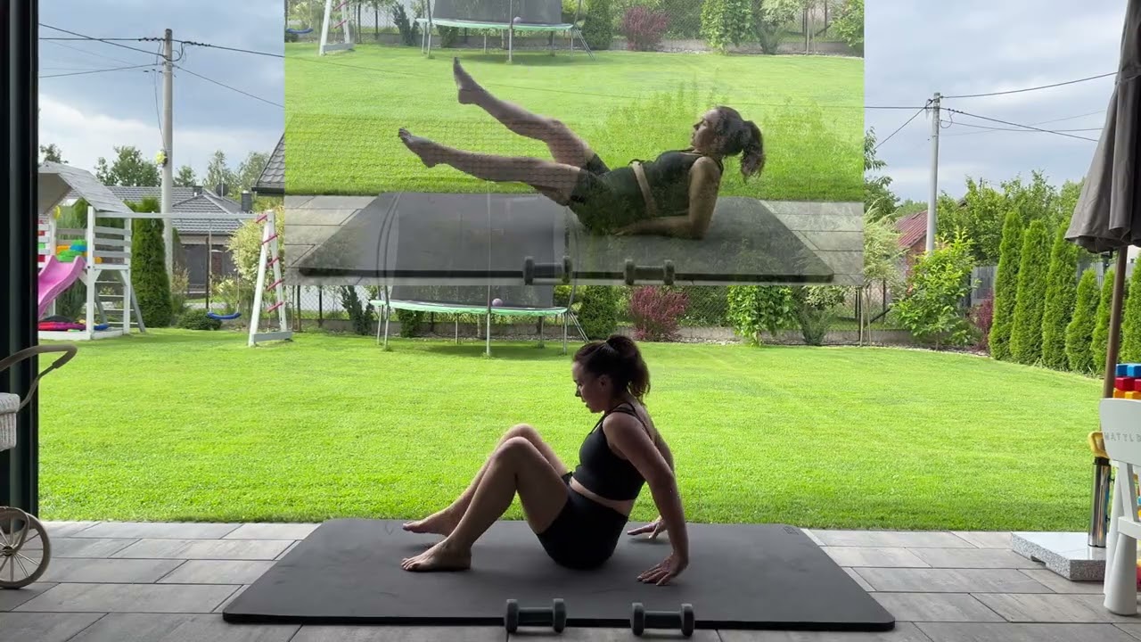 @FatLarwa Ćwiczenia na Brzuch Całe Ciało Pilates Tabata Fitness 10 Minut 
