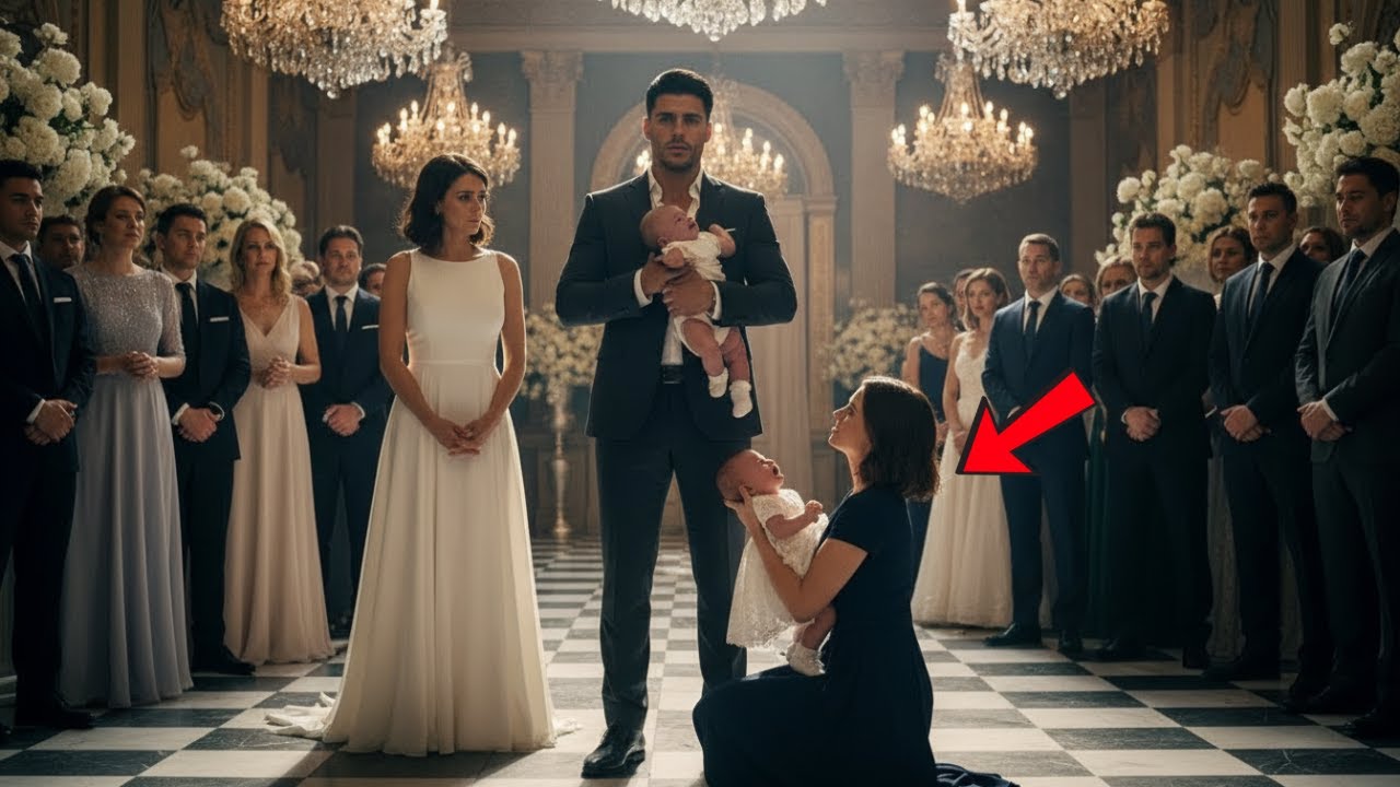 The Widowed Mafia Boss’s Baby Cried at the Wedding — Until a Single Mom Stepped In