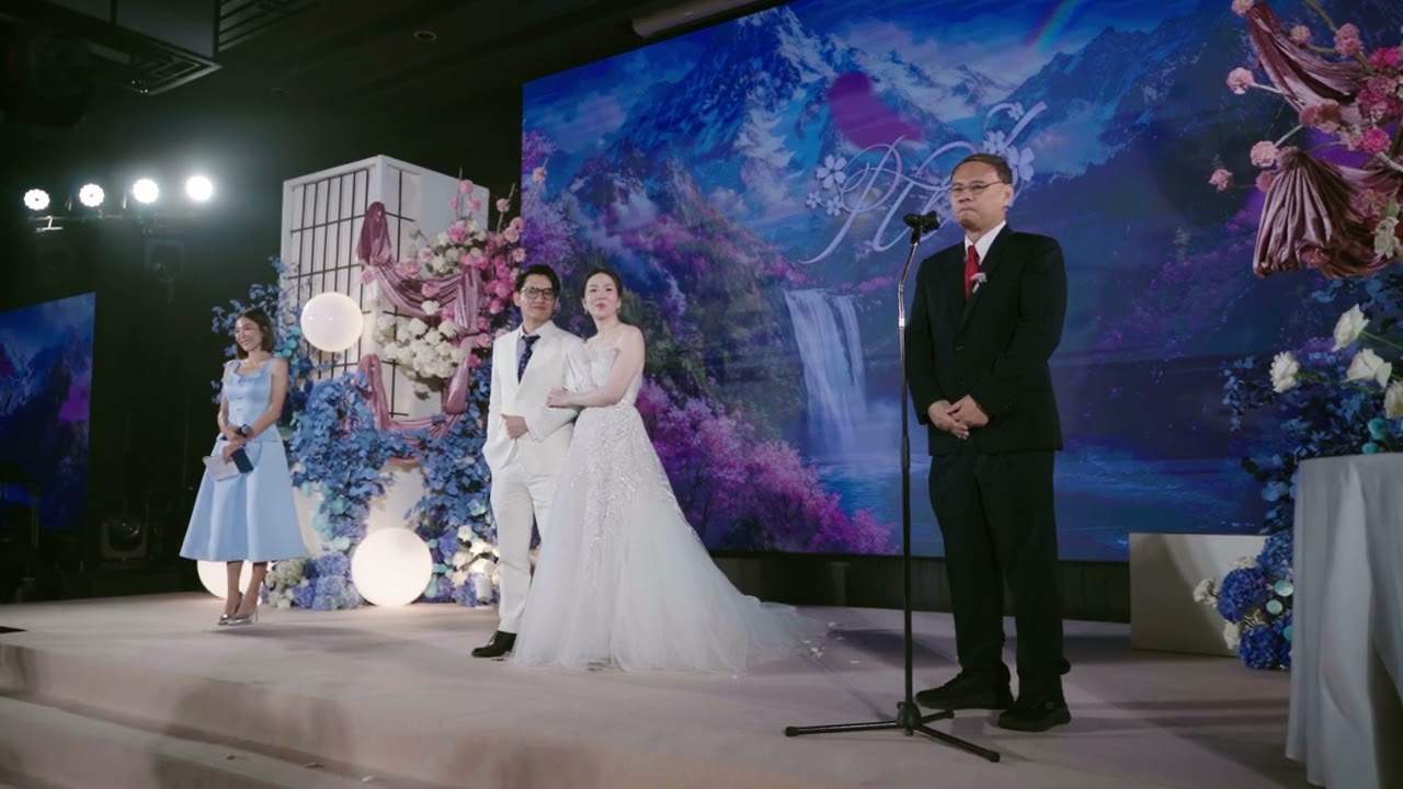 ท่านประธานพิธีกล่าวอวยพรงานแต่งงาน