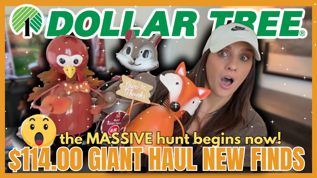 Dollar Tree Haul & Shop With Me | Girls Day Out | $114 Dollar Tree Haul 🎃 NEW Halloween Finds