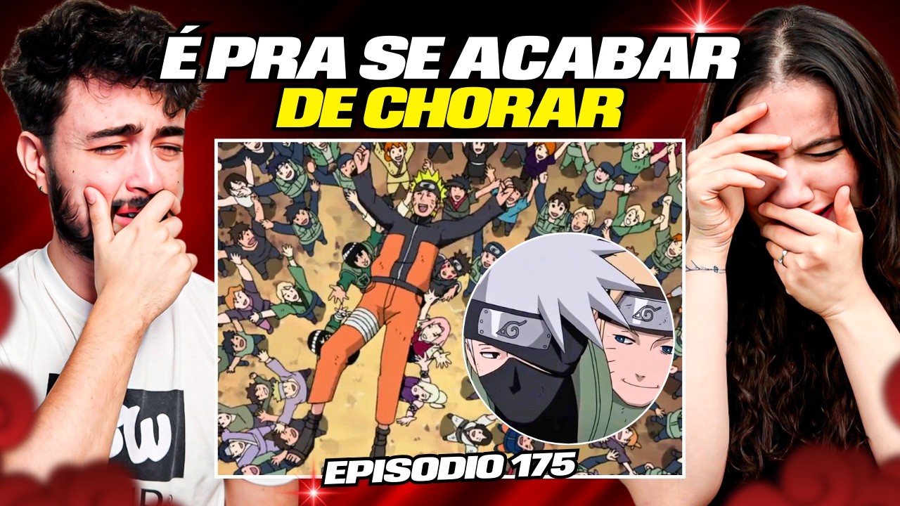 🥺😭O heroi da Vila da Folha! Naruto Shippuden Ep 175 React