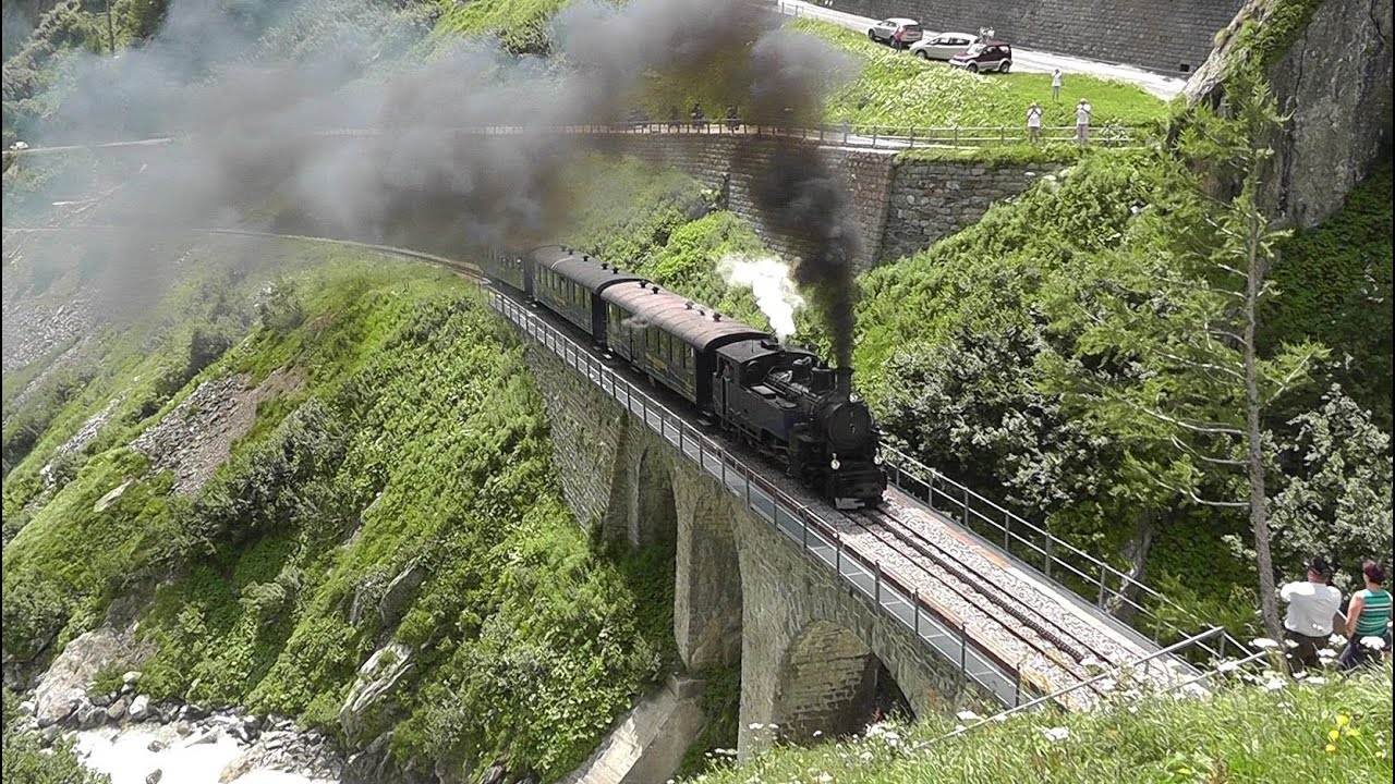 Dampfbahn Furka Bergstrecke 2013