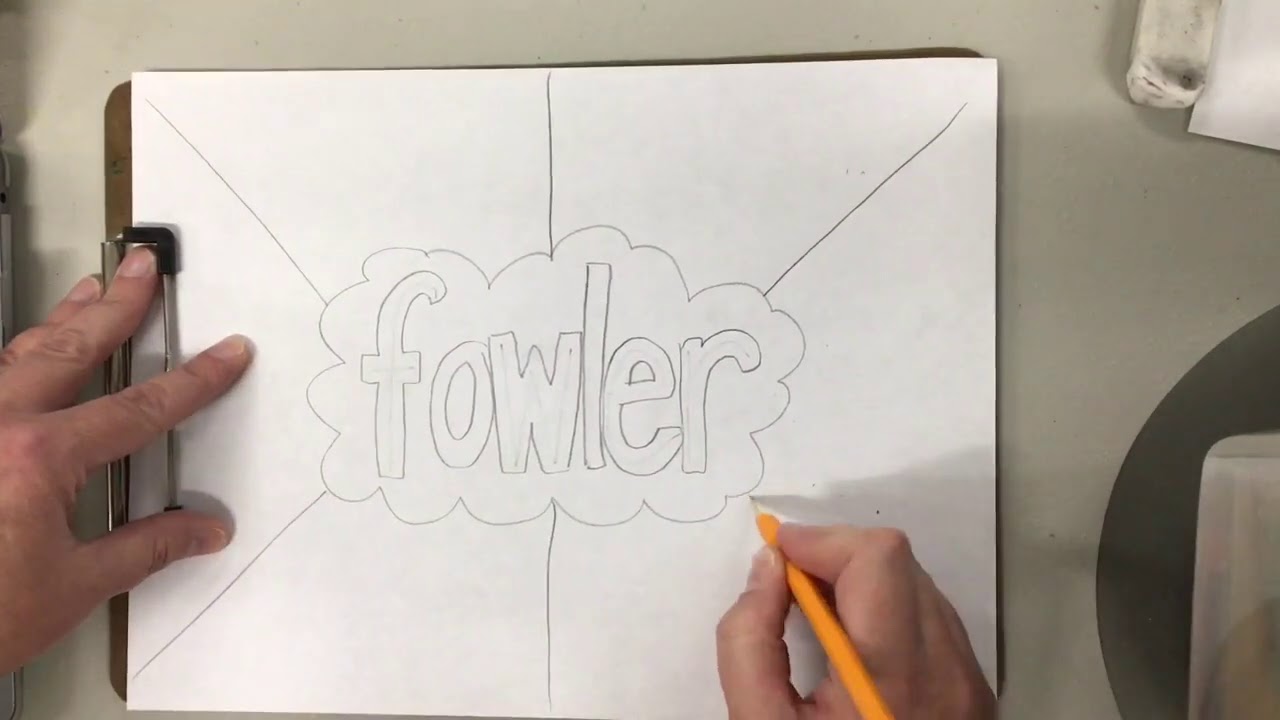 4th Grade Name & Line Design
