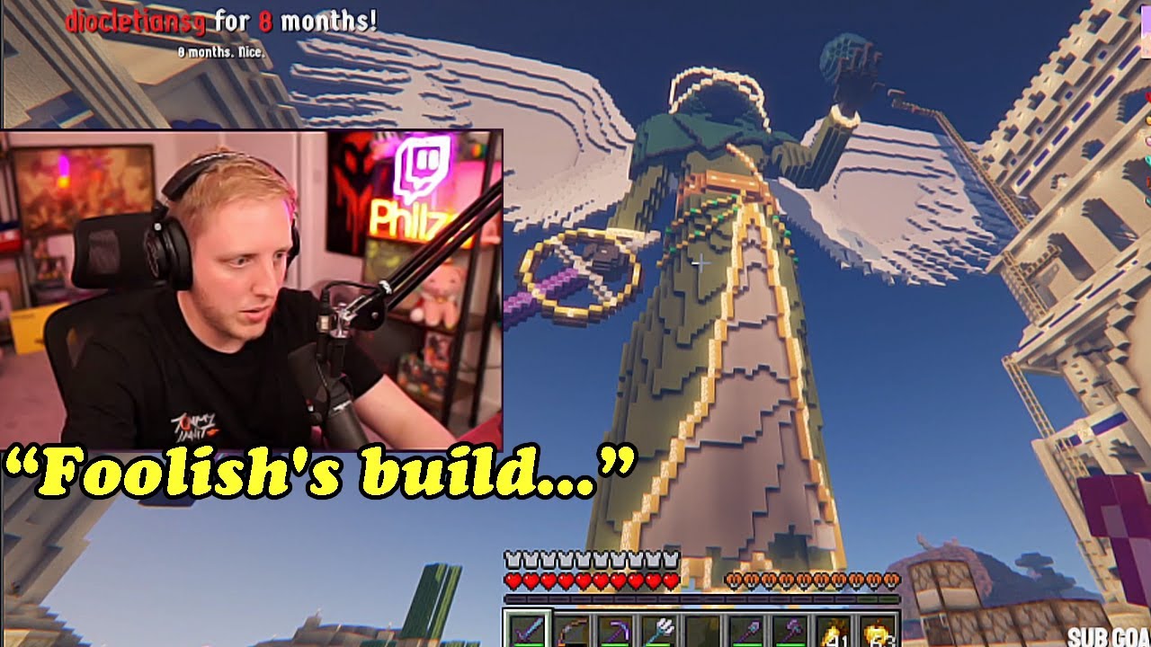 Philza reacting to Foolish's New Portal on the DSMP