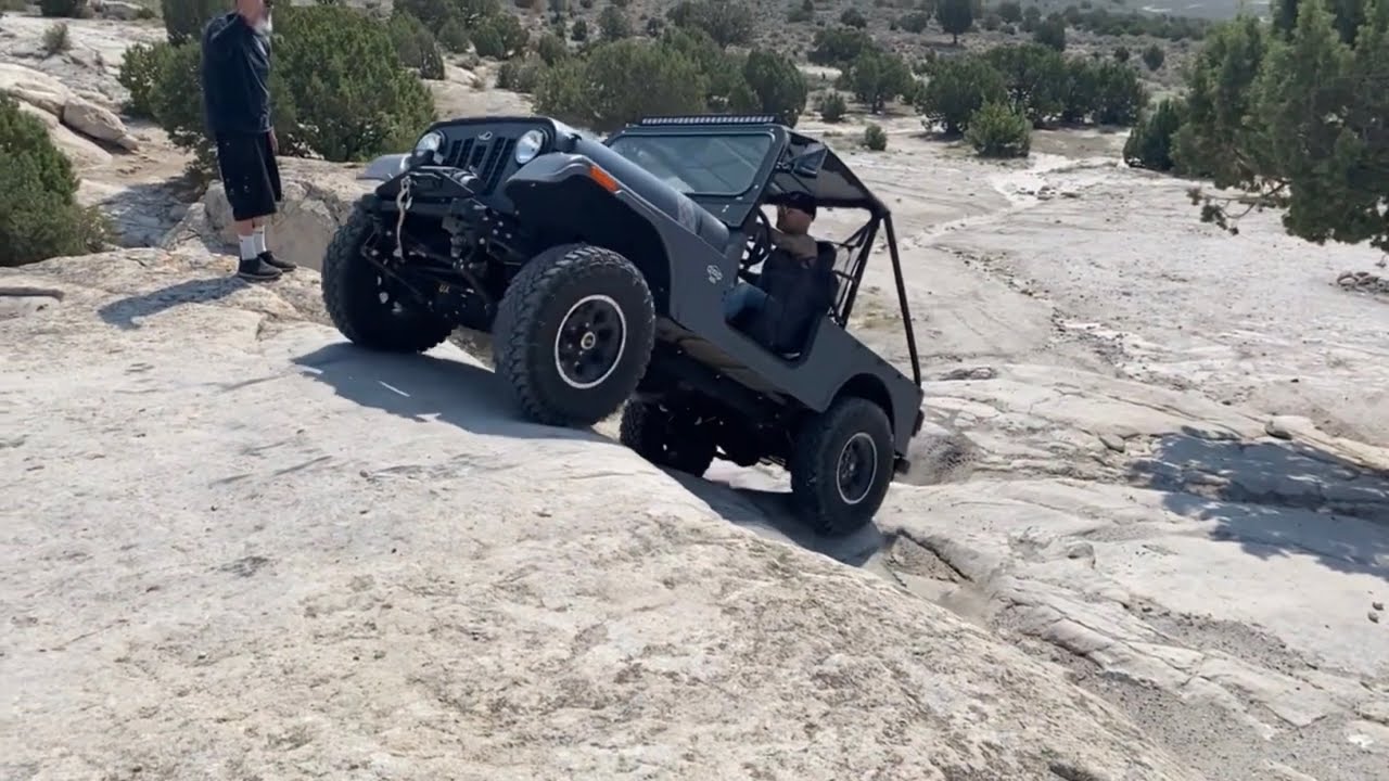 Mahindra Roxor only, rock climb Little Moab