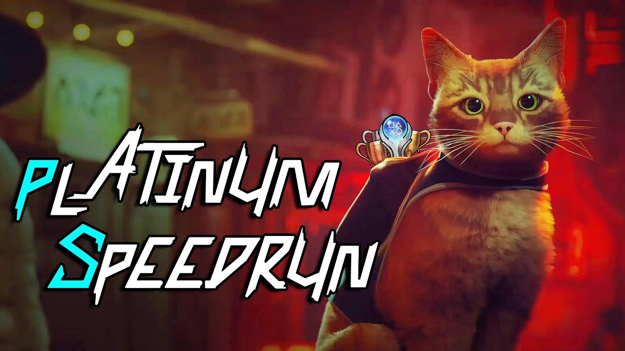 Stray - Platinum Speedrun in 01:45:00 + 1 hour sleeping - 100% Trophy & Achievement Guide