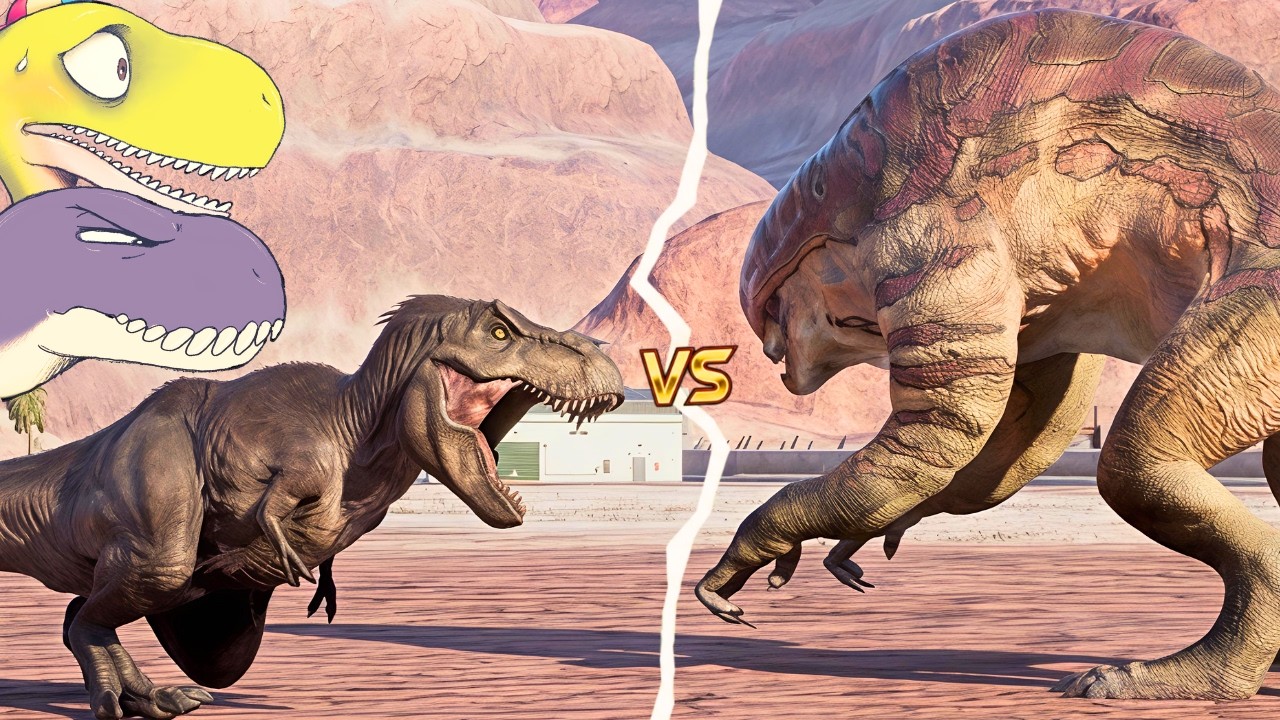 T. REX BATTLE ROYALE 🦖💥 Quale dinosauro sar&agrave; capace di sconfiggerlo?