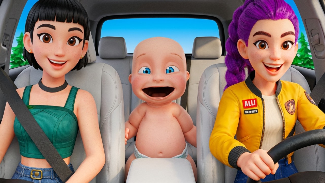 Baby Goes On ROADTRIP With HUNTRIX!!