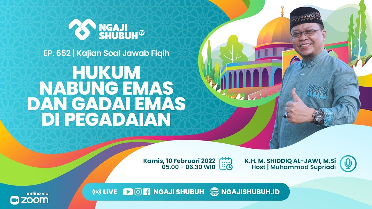 HUKUM NABUNG EMAS DAN GADAI EMAS DI PEGADAIAN ~ Kajian Soal Jawab Fiqih