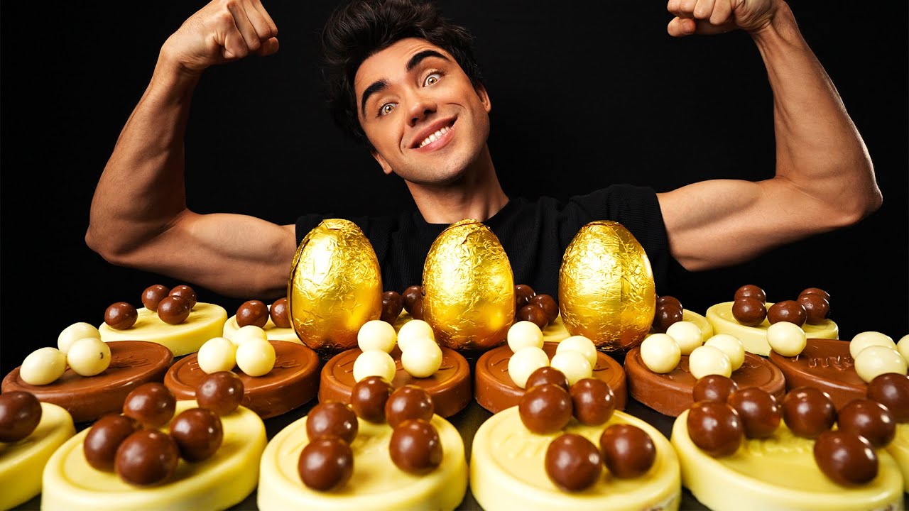 ASMR MILKA CHOCOLATE DESSERT MUKBANG, CHOCOLATE EGG SURPRISE, CHOCOLATE BALLS 먹방 McBang ASMR