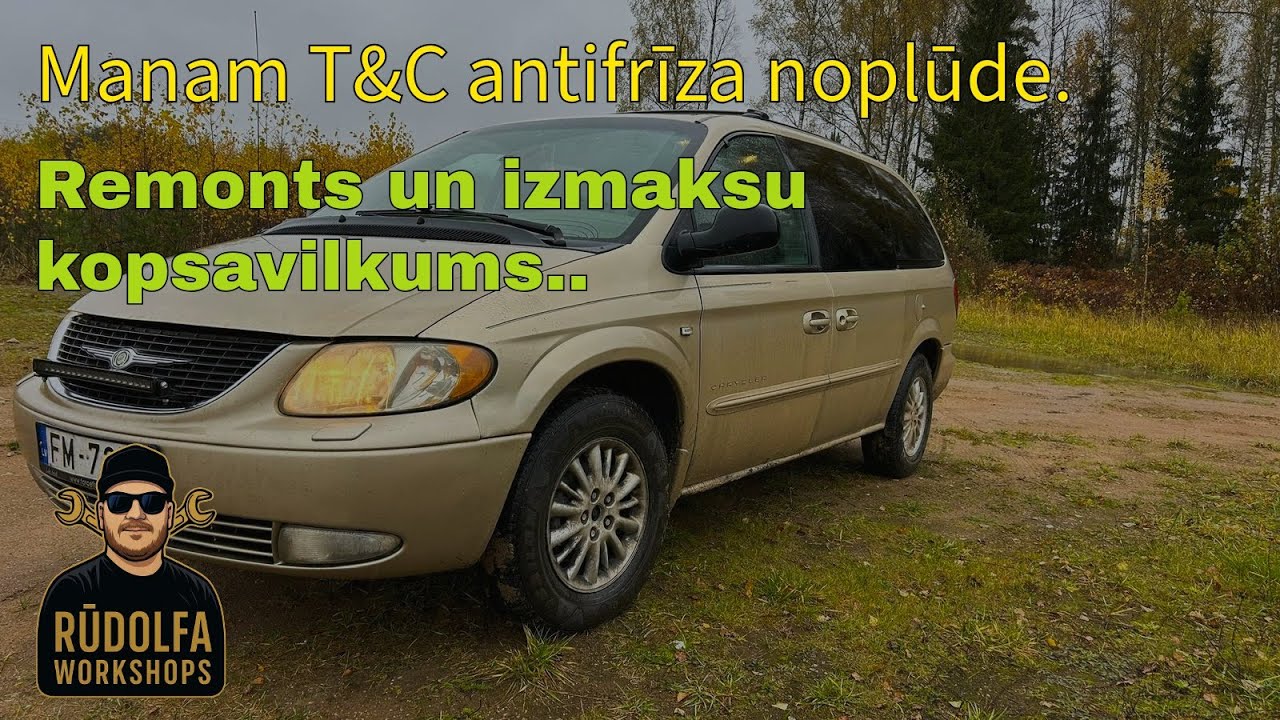 Chrysler T&C Bojāts AC un Dzeses radiators I Izmaksu kopsavilkums