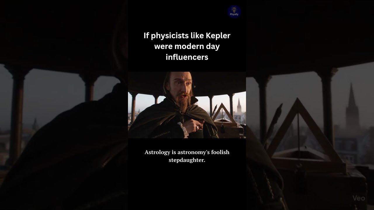 If physicists like Kepler were modern-day influencers