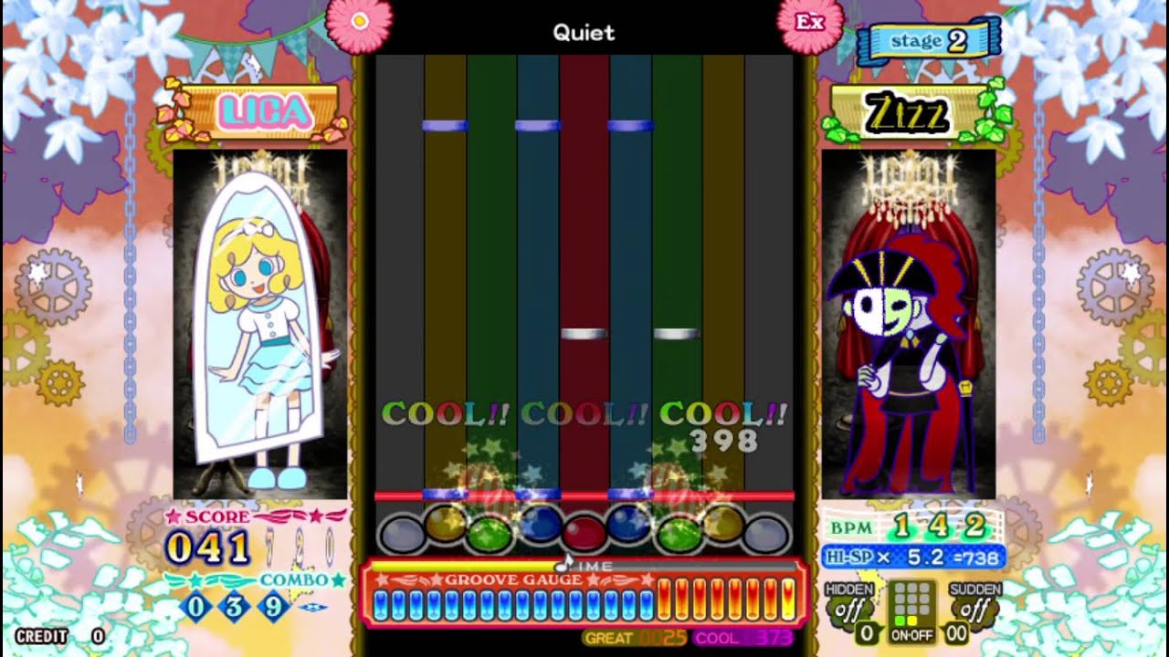 [Pop'n Music éclale] Quiet(Darkness 3) [EX]