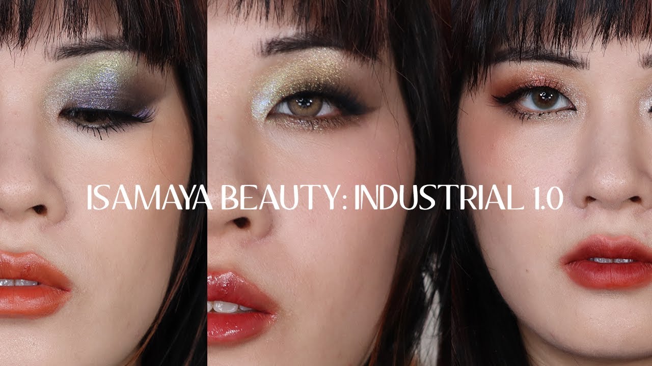 Isamaya: Палитра теней для век Industrial || 3 образа, обзор || Уроки макияжа