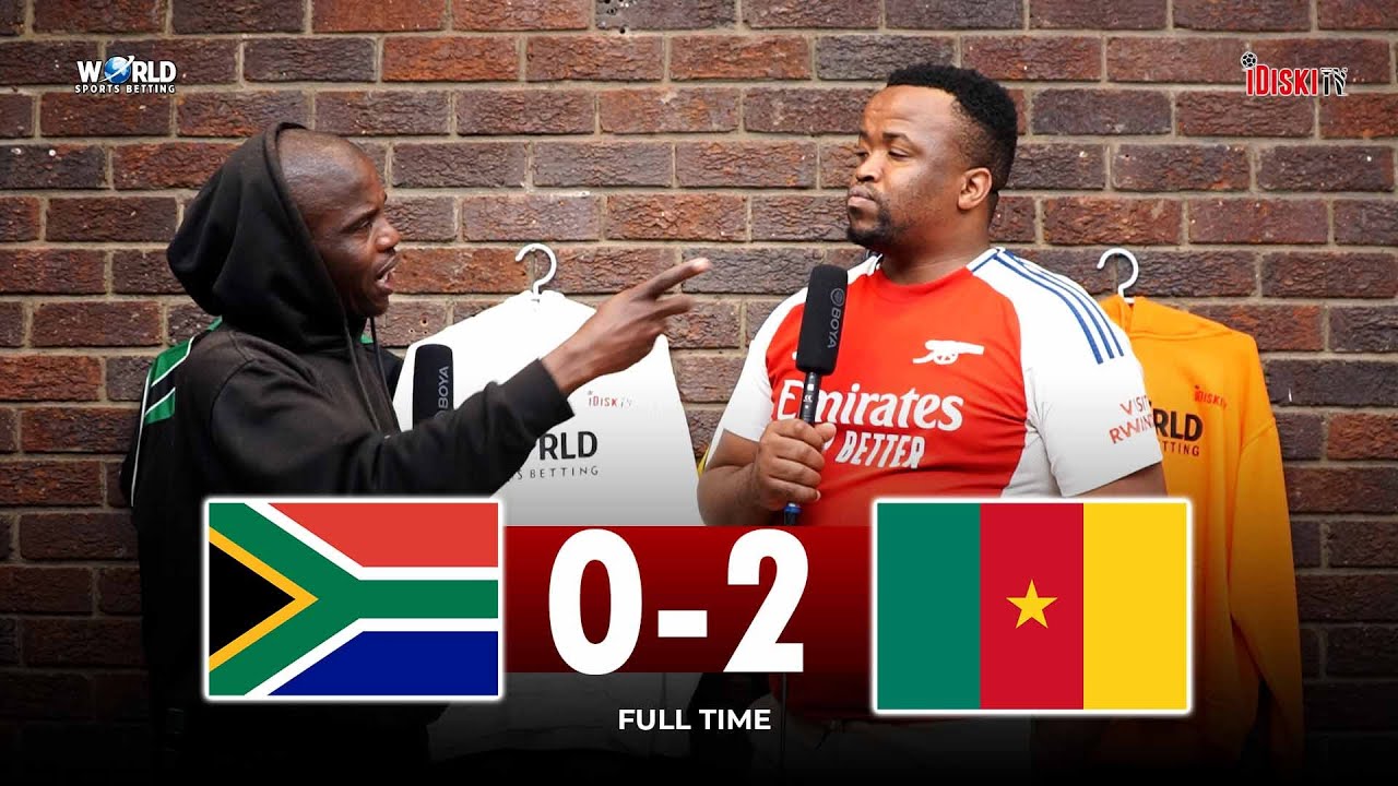 Im Not Surprised, Not Convincing | Bafana Bafana 1-2 Cameroon | Junior Khanye