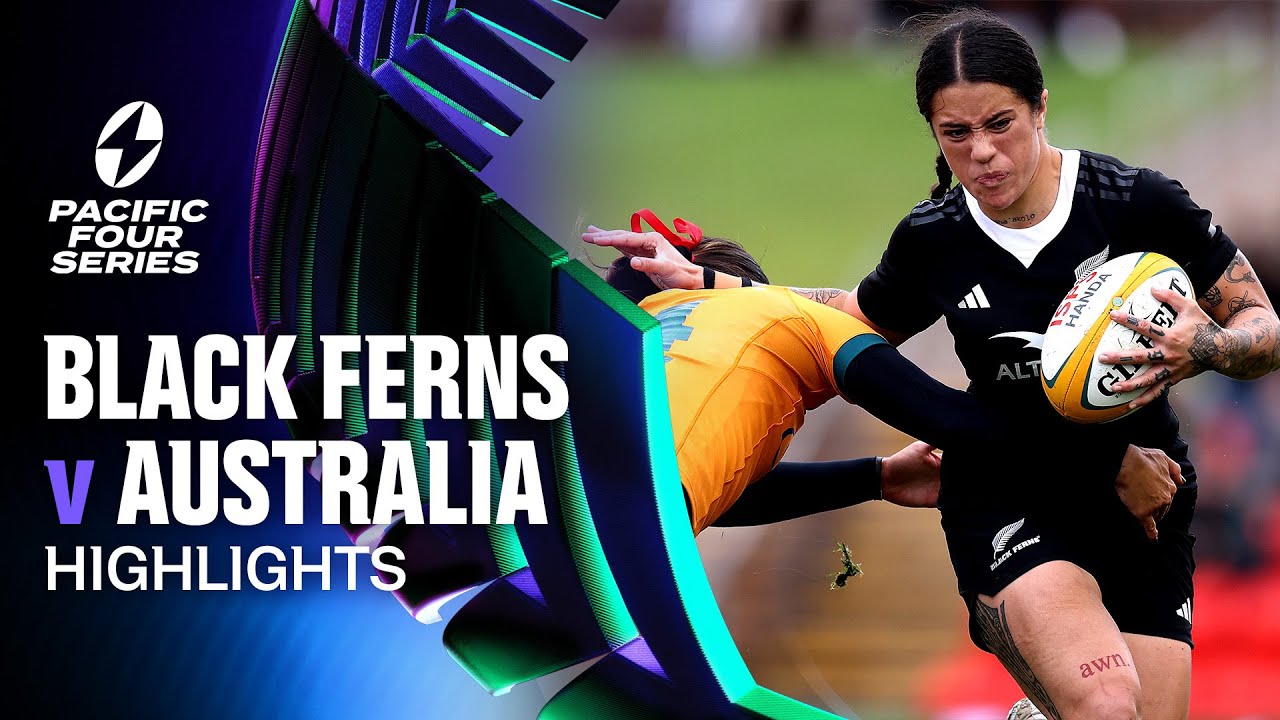 ГЛАВНЫЕ МОМЕНТЫ | Black Ferns против Австралии | 2025, Pacific Four