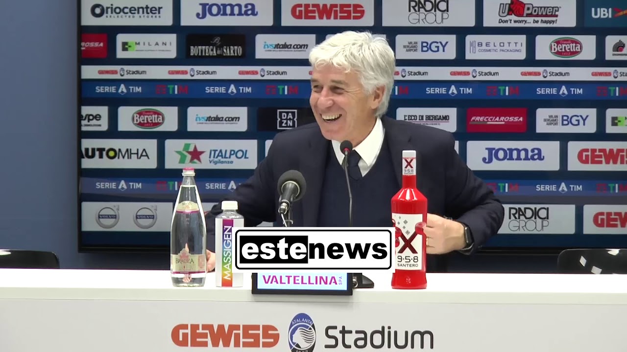 Atalanta-Milan 5-0, la conferenza di Gasperini