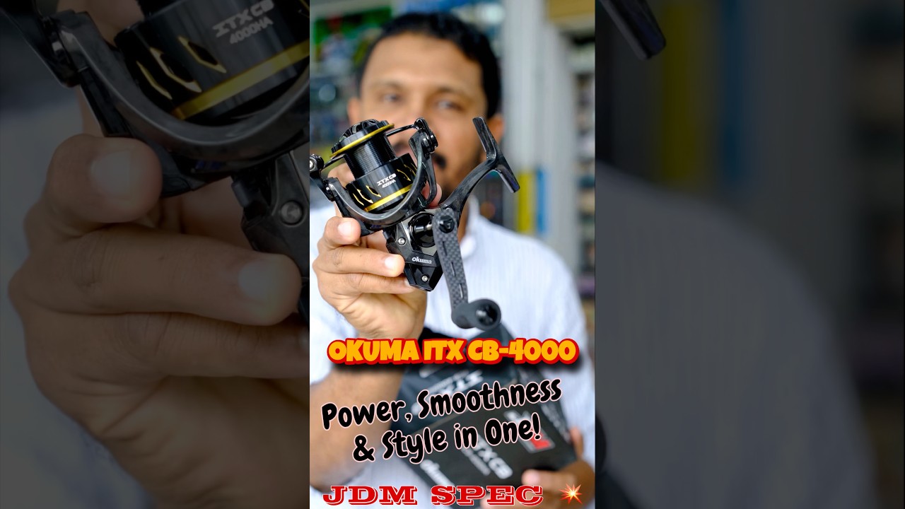 Okuma ITX CB-4000 🎣 JDM Power | Power, Smoothness & Style in One! #okuma a