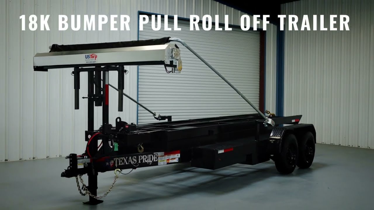 18K LB GVWR ROLL OFF TRAILER PROMO