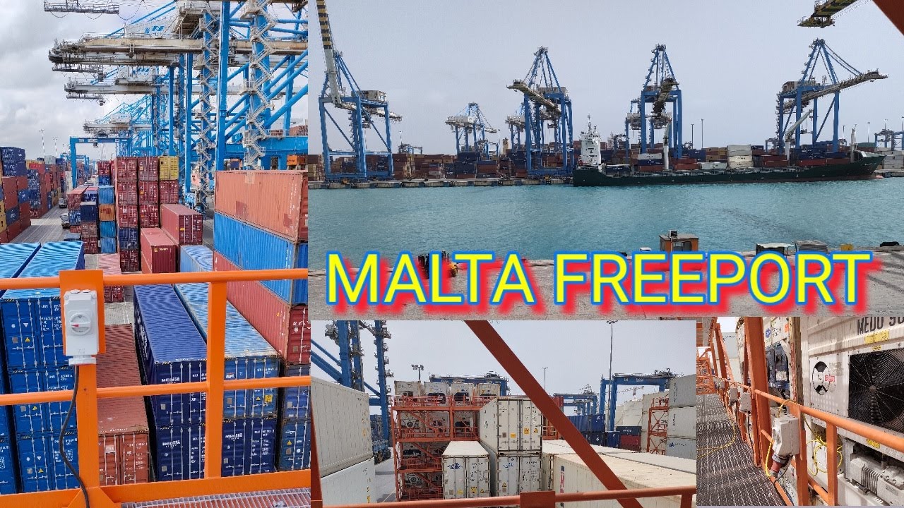 Malta Freeport container