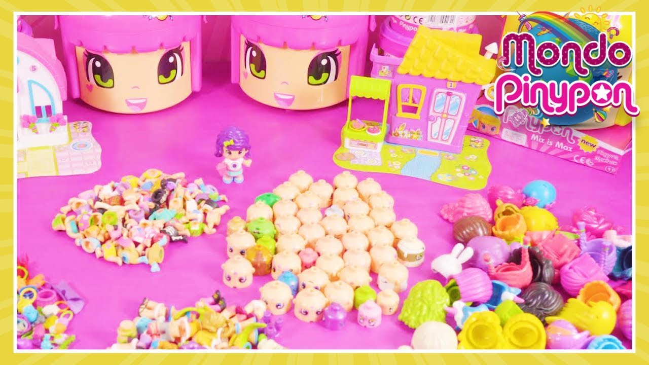 Scambia TUTTI I PEZZI Pinypon con Mix is Max. Ordiniamoli per colori💚💙❤️l Mondo Pinypon per BAMBINI🌈