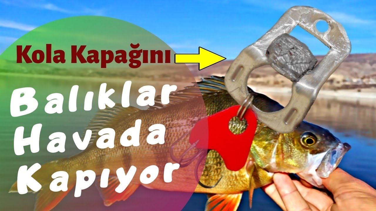 Kutu Kola Kapağıyla Balık Avı. Evde Sahte Yem Nasıl Yapılır? Fishing