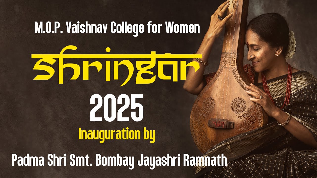 SHRINGAR 2025. INAUGURATION | BOMBAY JAYASHRI