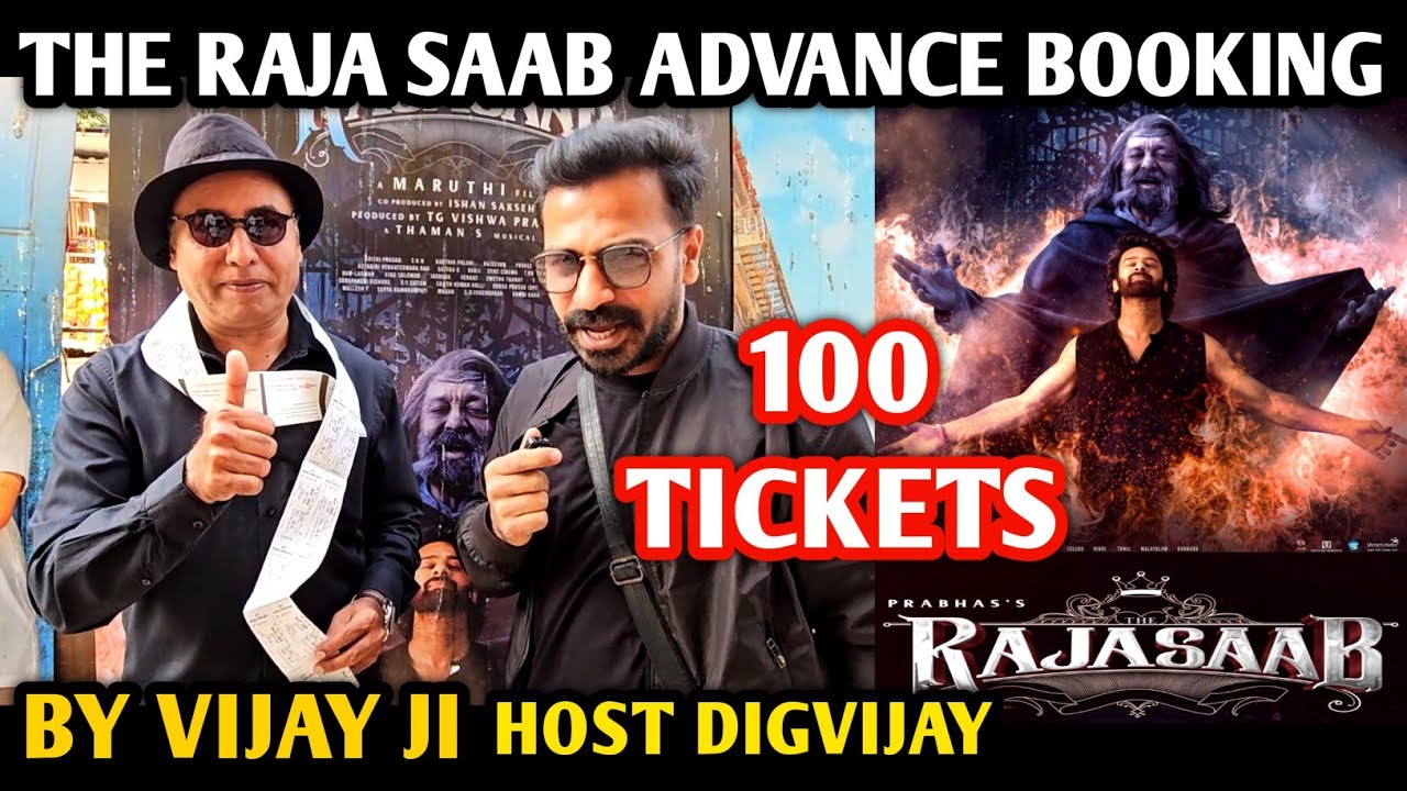 The Raja Saab Movie Advance Booking Reaction | 100 Tickets | By Vijay Ji | Host Digvijay | Prabhas