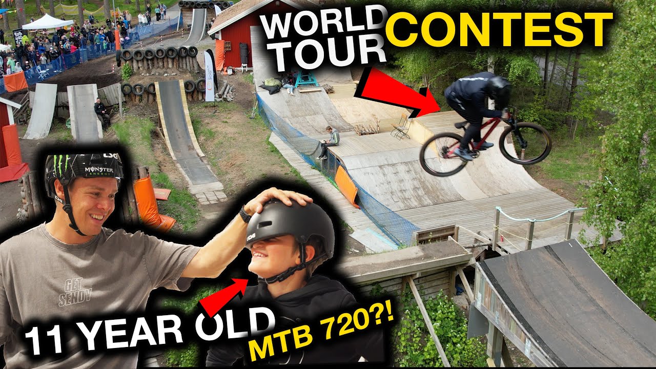 SWEDISH WORLD TOUR CONTEST & 11 YEAR OLD LANDS 720 ON MTB?!