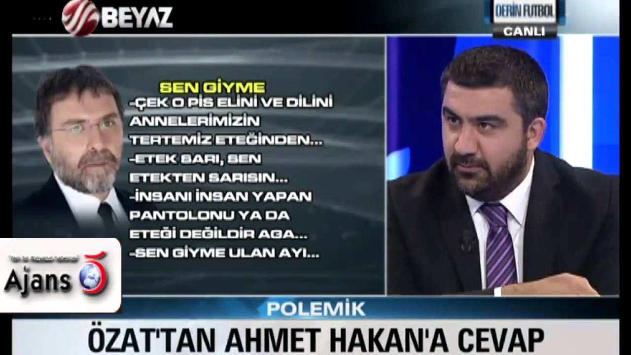 Özat'tan Ahmet Hakan'a: Bukalemun gibisin Erbakan'ı sattın!