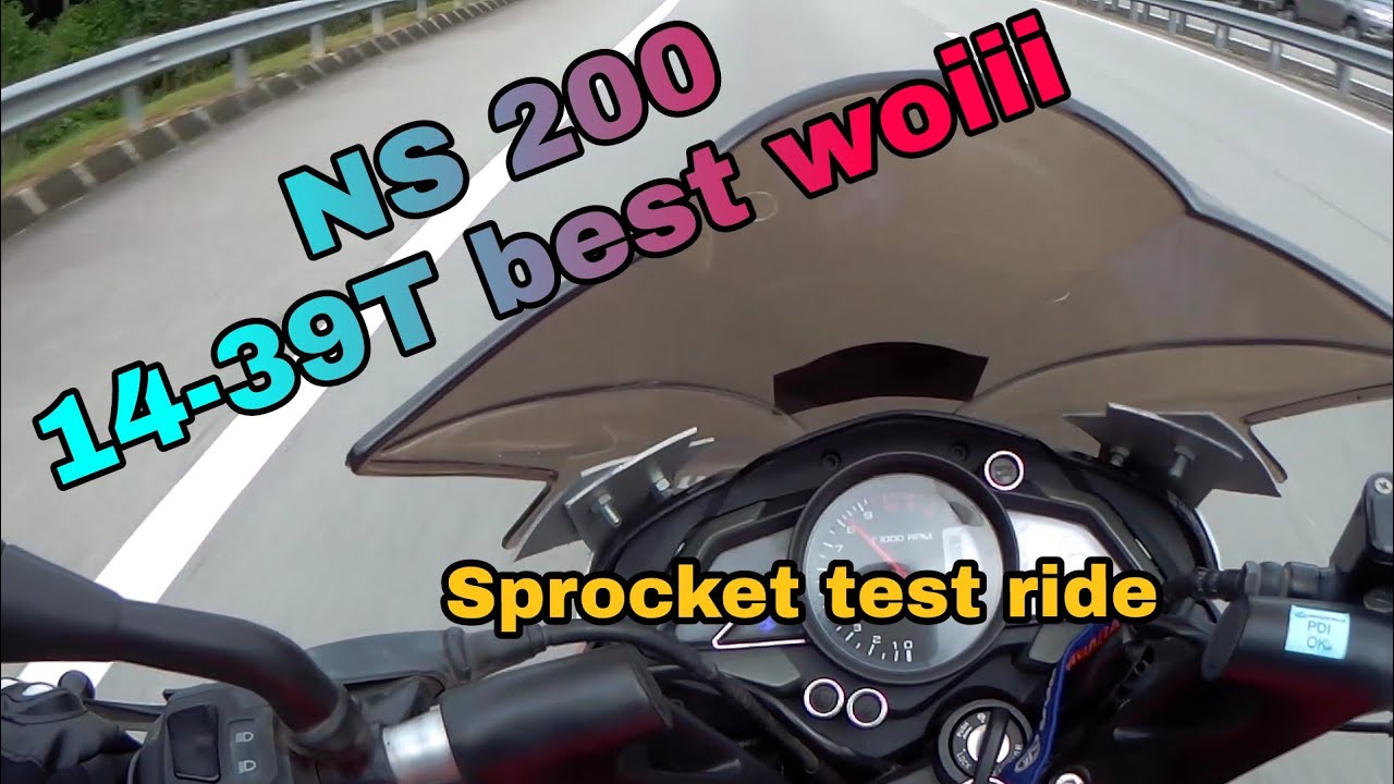 15 - NS200 Sprocket 14-39T Test Ride